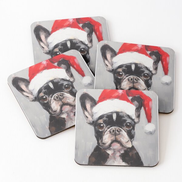 Item preview, French Bulldog Christmas Art designed and sold by Shhebas Dali.
