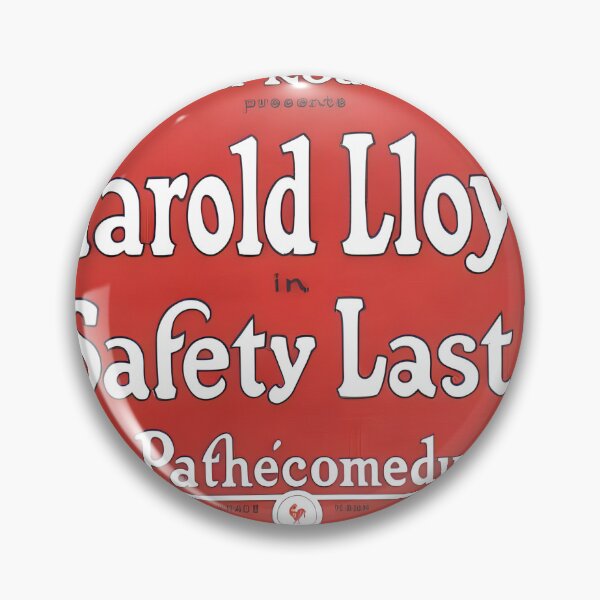 Item preview, Safety Last! (1923) designed and sold by spectrumtacular.
