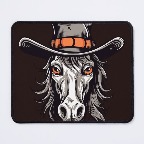 Item preview, Halloween Whimsy with Hat-Wearing Horse designed and sold by DigitalGraphic1.