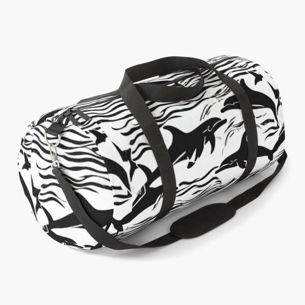 Item preview, Joyful dolphins leaping through ocean waves seamless pattern designed and sold by IssaraStudio.