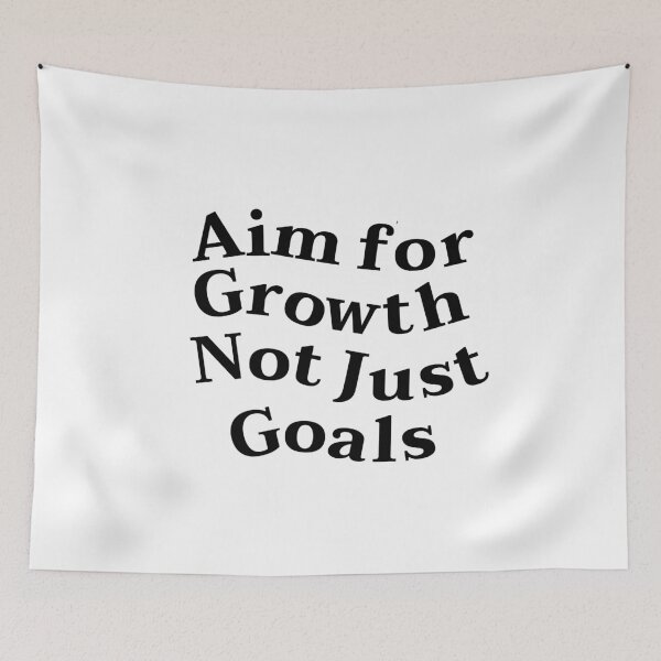 Item preview, Aim Growth Not Just Goals | Motivation  inspiration Quotes  designed and sold by EXproRIMENT.