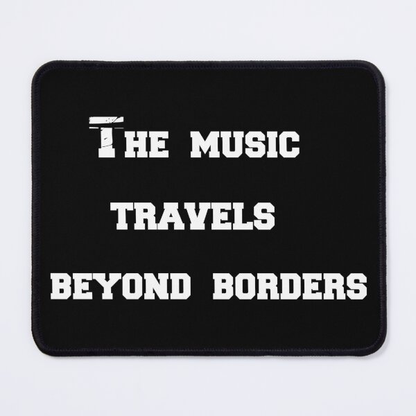 Item preview, Music travels without borders designed and sold by Artbellachi.
