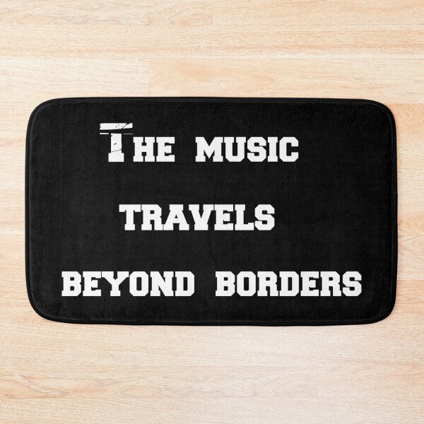 Item preview, Music travels without borders designed and sold by Artbellachi.