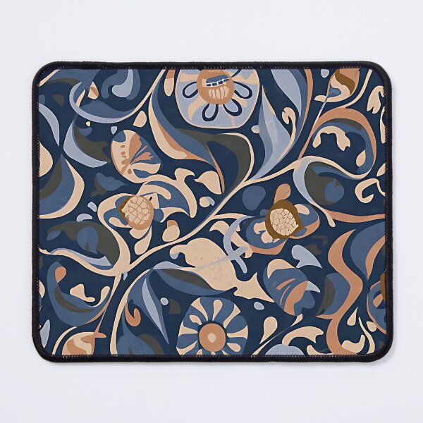Item preview, Blue Abstract Floral Flow designed and sold by EasyPrints337.