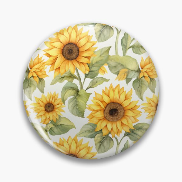 Item preview, Beautifu Sunflower Seamless Pattern (Watercolor) V.3 designed and sold by CreatureHouse95.