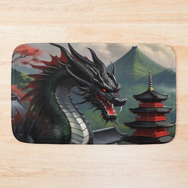 Item preview, Japanese Traditional Black Dragon designed and sold by Tamas Das.