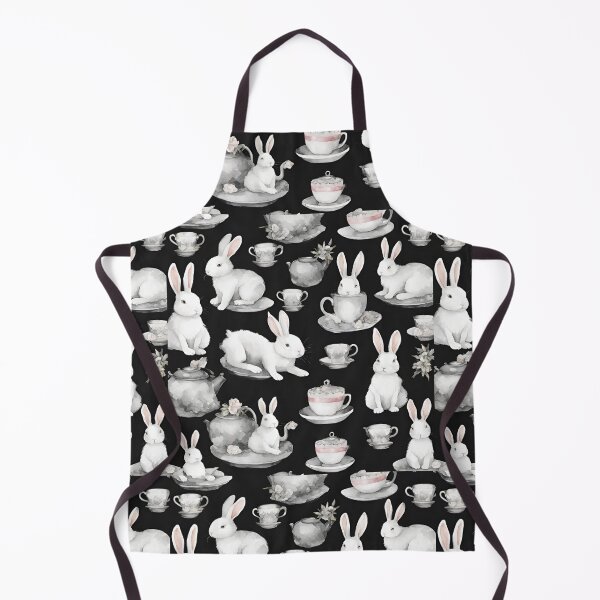 Item preview, Bunnies enjoying a cozy tea gathering seamless pattern designed and sold by IssaraStudio.