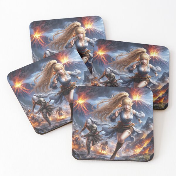 Item preview, Elves Running From Chaos designed and sold by Martin Morse.