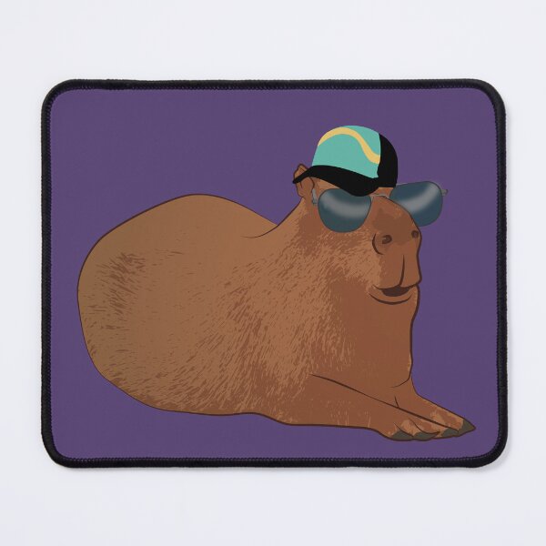 Item preview, Capybara with glasses designed and sold by LicencaPoetica.