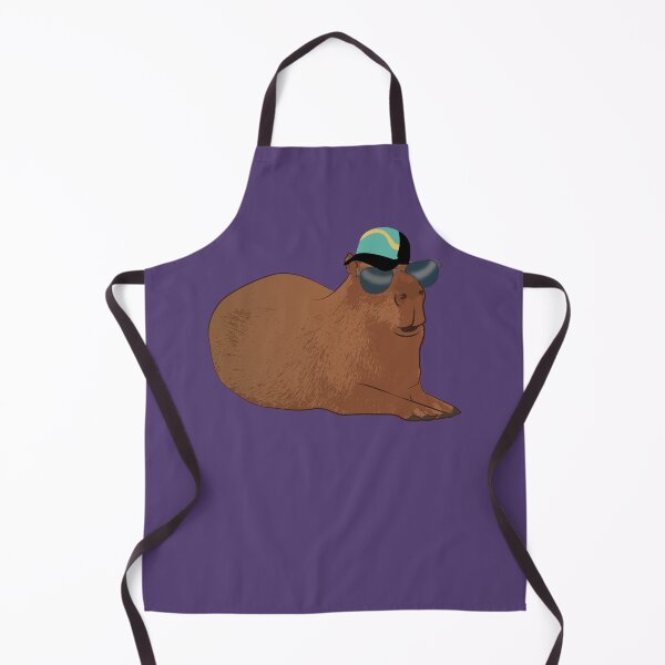 Artikelvorschau, Capybara mit Brille entworfen und verkauft von LicencaPoetica.