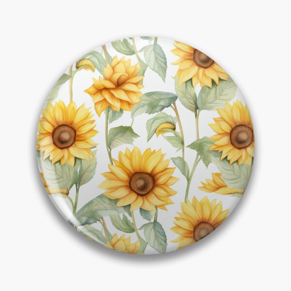 Item preview, Beautifu Sunflower Seamless Pattern (Watercolor) V.4 designed and sold by CreatureHouse95.
