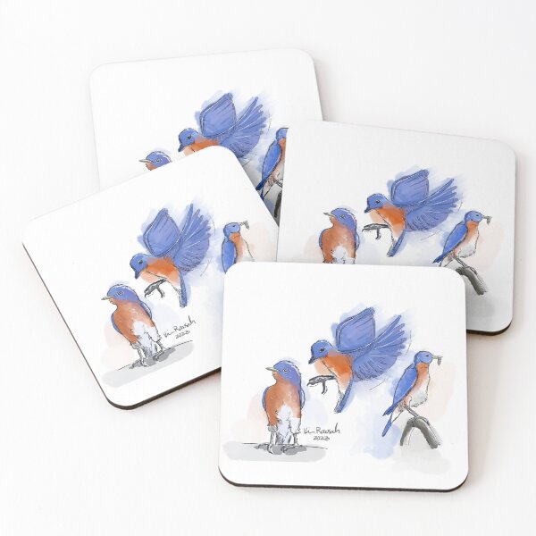 Item preview, Eastern Bluebirds designed and sold by Kim Rausch.