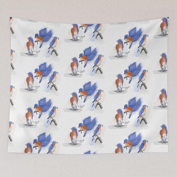 Item preview, Eastern Bluebirds designed and sold by Kim Rausch.