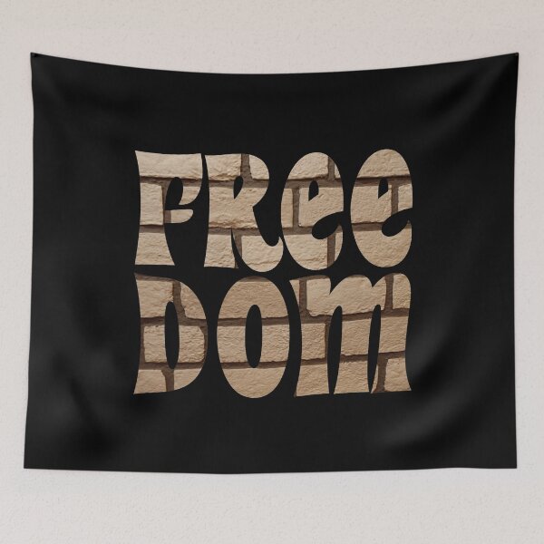 Item preview, Brick wall - freedom designed and sold by vibeno1.