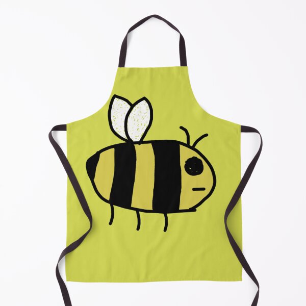 Item preview, poorly drawn bee yellow background designed and sold by rj1776.