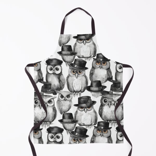 Item preview, Owls sporting an array of whimsical hats seamless pattern designed and sold by IssaraStudio.