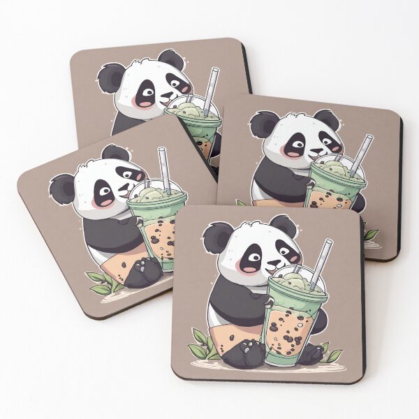 Item preview, Bubble tea lover kawaii panda  designed and sold by Artistusha.