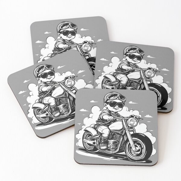 Item preview, Cute biker baby designed and sold by Lost Highway Horror..