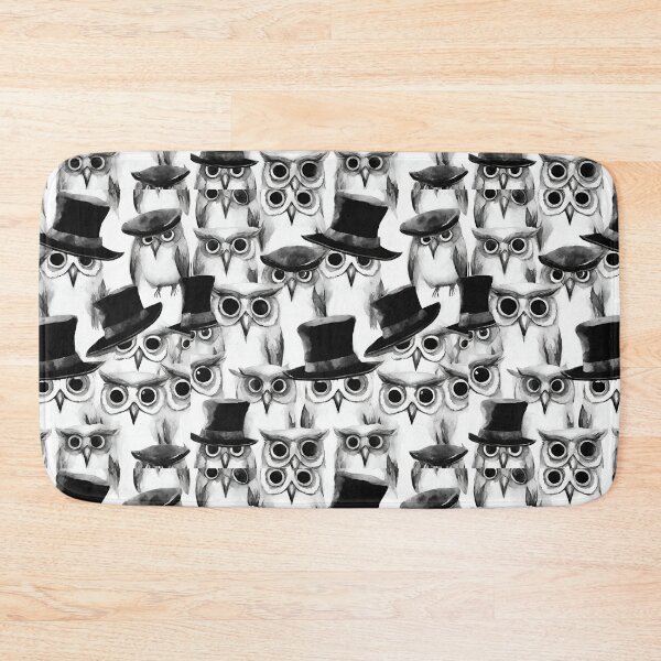 Item preview, Owls donning a variety of playful hats seamless pattern designed and sold by IssaraStudio.
