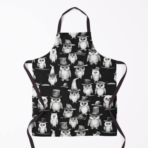 Item preview, Owls wearing an assortment of whimsical hats seamless pattern designed and sold by IssaraStudio.