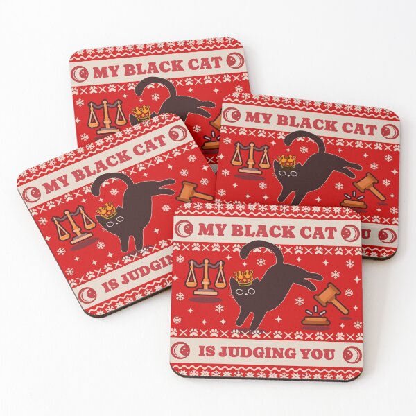 Item preview, Ugly My Black Cat Is Judging You  designed and sold by Ninety9Secrets.
