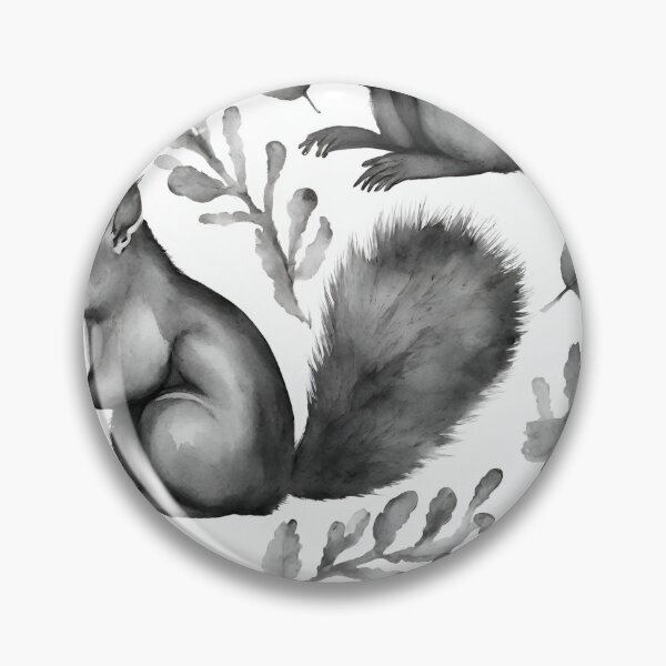 Item preview, Squirrels gathering acorns seamless pattern designed and sold by IssaraStudio.