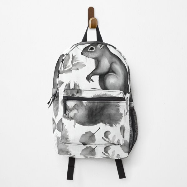 Item preview, Squirrels gathering acorns seamless pattern designed and sold by IssaraStudio.