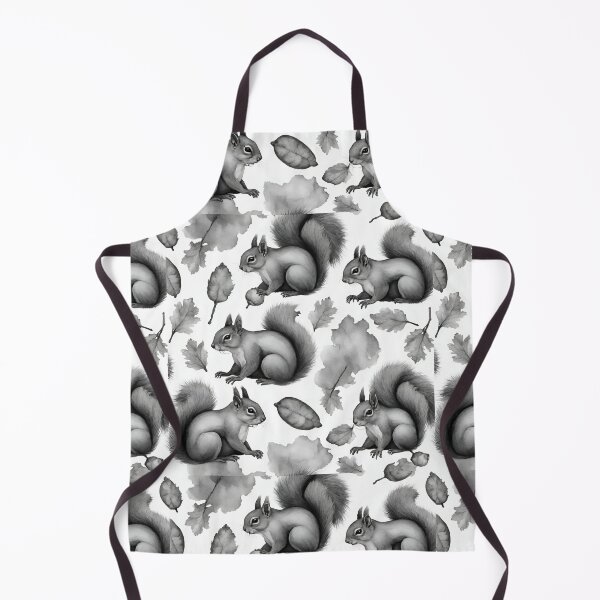 Item preview, Squirrels collecting nuts seamless pattern designed and sold by IssaraStudio.