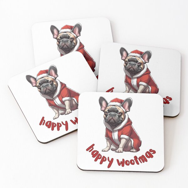 Item preview, Happy Woofmas French Bulldog designed and sold by GoodyPaws.