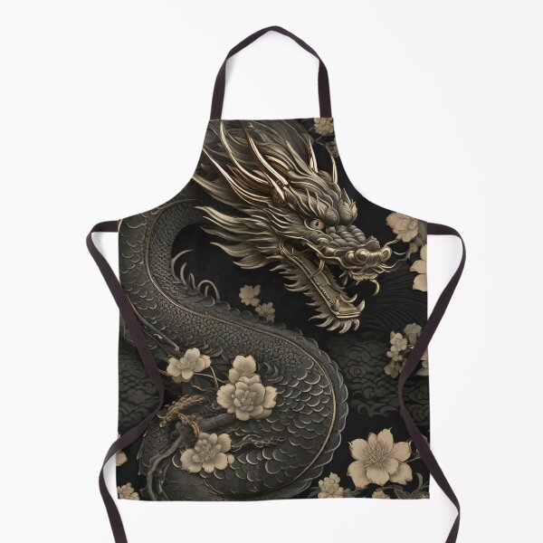 Item preview, Traditional Cherry Blossom & Black Dragon Japan designed and sold by Tamas Das.