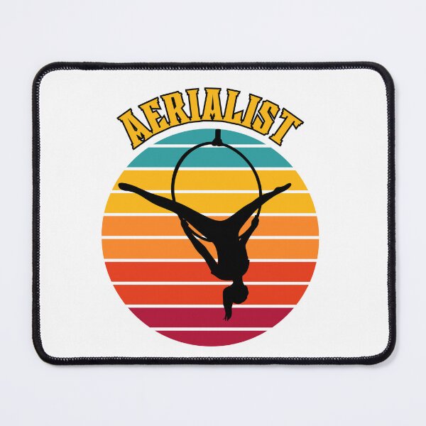 Item preview, Aerialist Lyra Retro Circus Sunset Circle designed and sold by SanguineSiren.