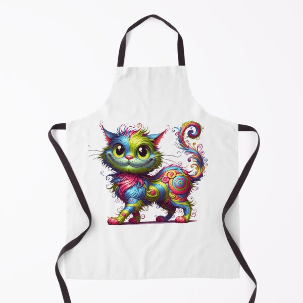 Item preview, Fancy Cat Psychedelic Grinning Kitty  designed and sold by BeansHotTees.