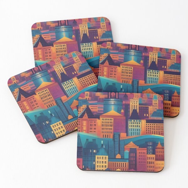 Item preview, colourful city, wonderful city designed and sold by KiraChie.