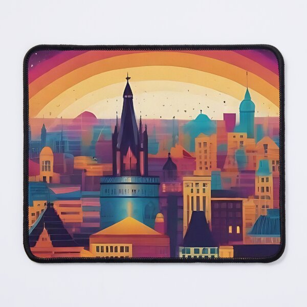 Item preview, colourful city, wonderful city designed and sold by KiraChie.
