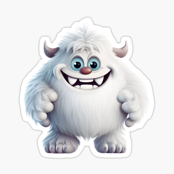 Cute Christmas Clip Art, Yetis, Yeti Clip Art, Abominable Snowman