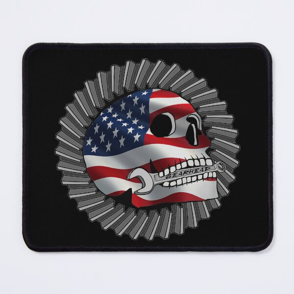 Item preview, American gearhead skull design designed and sold by J-KAP.