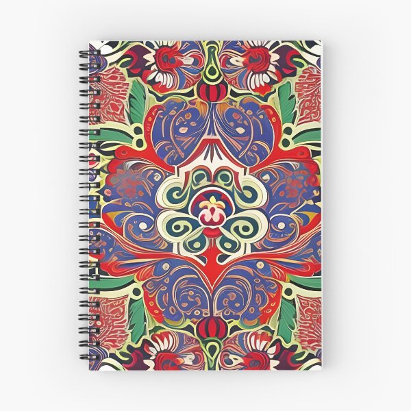 Item preview, folk art pattern tile designed and sold by LeanIn1.