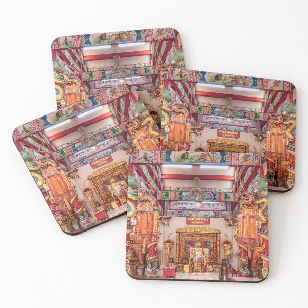 Item preview, Interior of a Chinese temple, Mae Sot, Thailand designed and sold by Kevin Hellon.