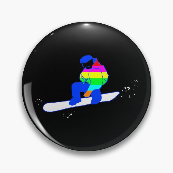Item preview, Rainbow snowboarder Freestyle snowboard trick snowboard passion designed and sold by Artstastic.