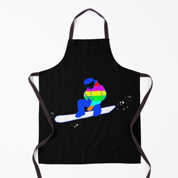 Item preview, Rainbow snowboarder Freestyle snowboard trick snowboard passion designed and sold by Artstastic.