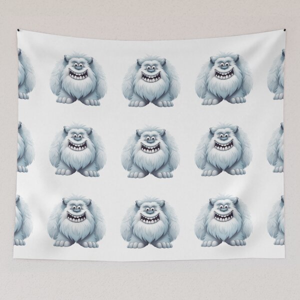 Item preview, Cartoon Style Yeti, Snow Man, Snow Monster, Sticker, Wall arts, Art Prints and More designed and sold by Kevin Lou.