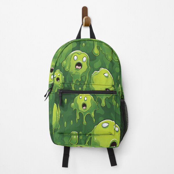 Item preview, Green Slime Monsters Pattern designed and sold by spookycutepeeps.