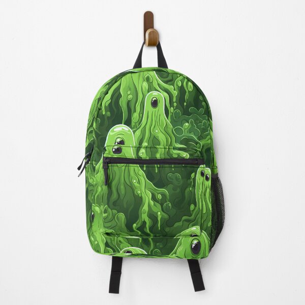 Item preview, Green Slime Monsters Pattern designed and sold by spookycutepeeps.