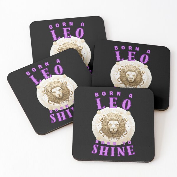 Item preview, Born A Leo, Born To Shine. leo zodiac designed and sold by ZodiacWonders.