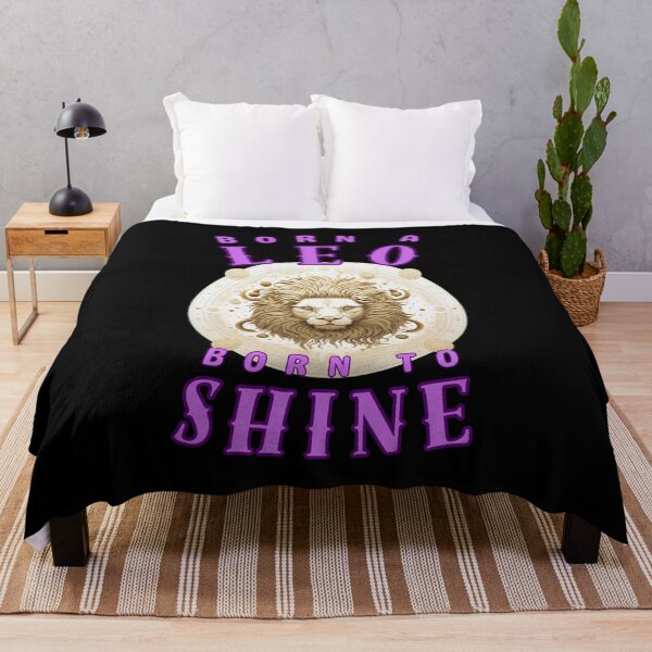 Item preview, Born A Leo, Born To Shine. leo zodiac designed and sold by ZodiacWonders.