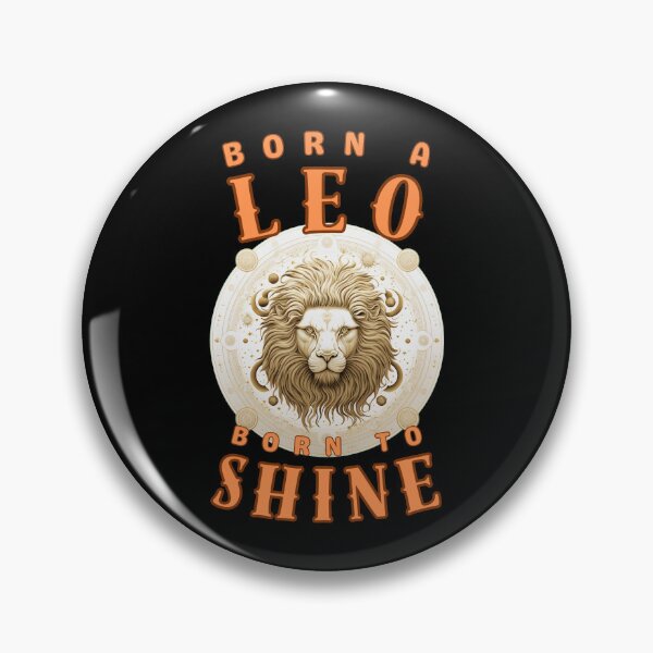 Item preview, Born A Leo, Born To Shine. leo quote designed and sold by ZodiacWonders.