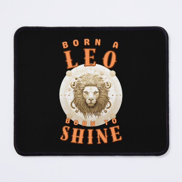 Item preview, Born A Leo, Born To Shine. leo quote designed and sold by ZodiacWonders.