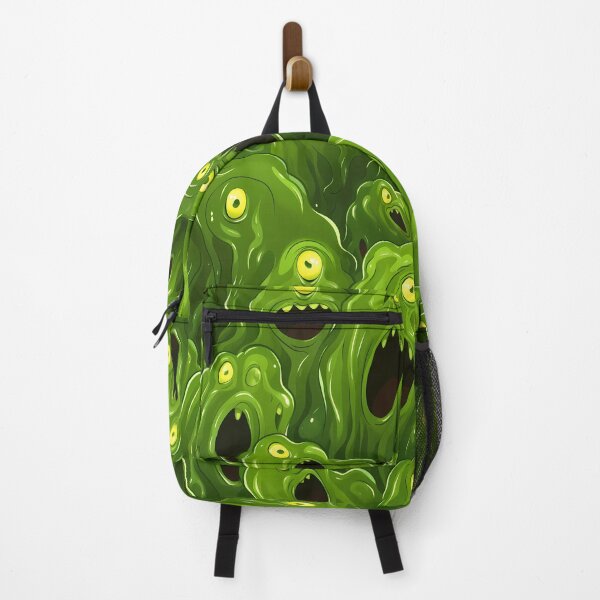 Item preview, Green Ooze Monsters Pattern designed and sold by spookycutepeeps.