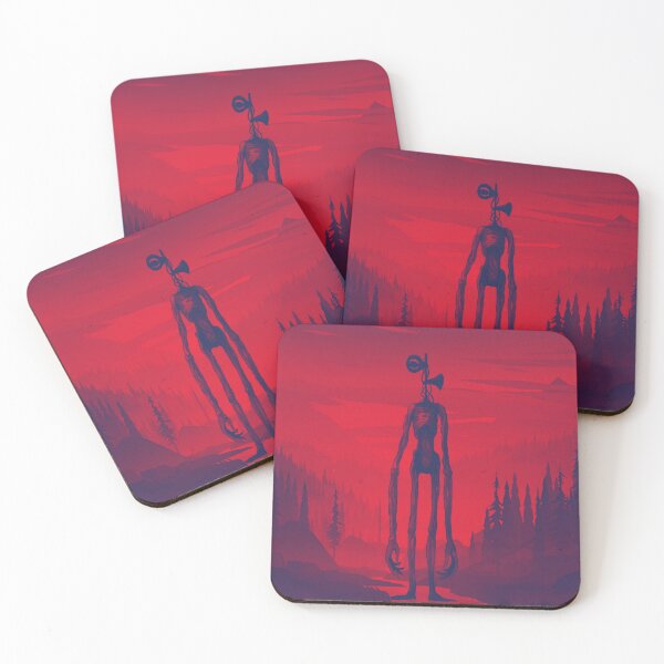 Item preview, Red Siren head in river pine forest mountain  designed and sold by Nishad4.