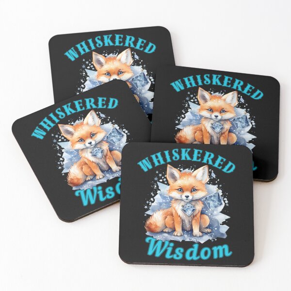 Item preview, Whiskered Wisdom. fox face designed and sold by FoxVibes.